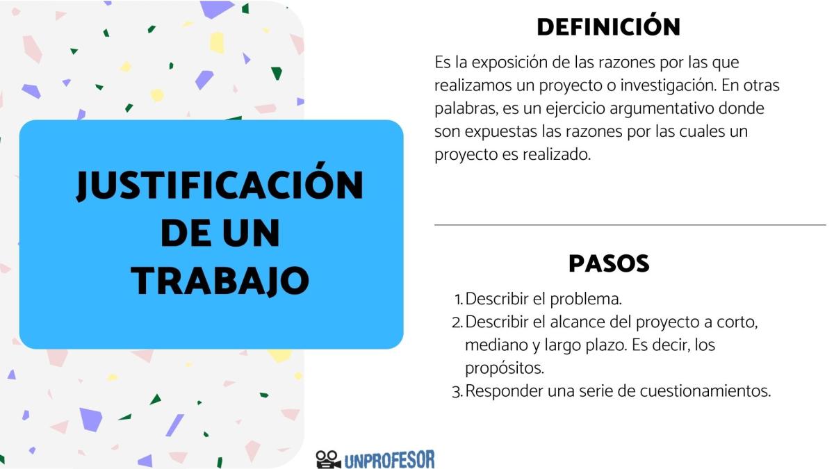 Cómo hacer la justificación de un proyecto