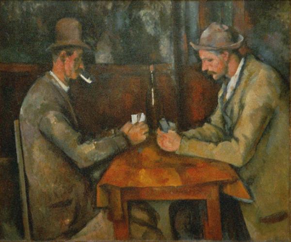 Paul Cézanne - Pinturas más importantes - Los Jugadores de Naipes (1890-1895)