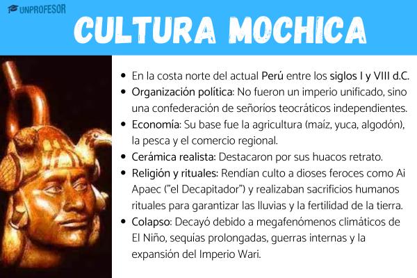 Cultura mochica: resumen - Breve historia de la cultura mochica