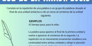 Qué es la anadiplosis: ejemplos
