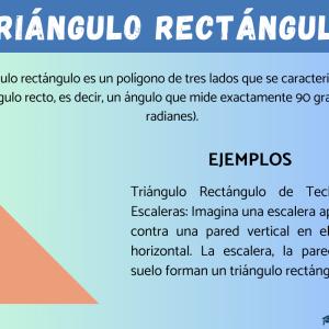Qué es un triángulo rectángulo y ejemplos