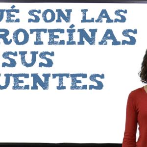 Qué son las proteínas y sus fuentes