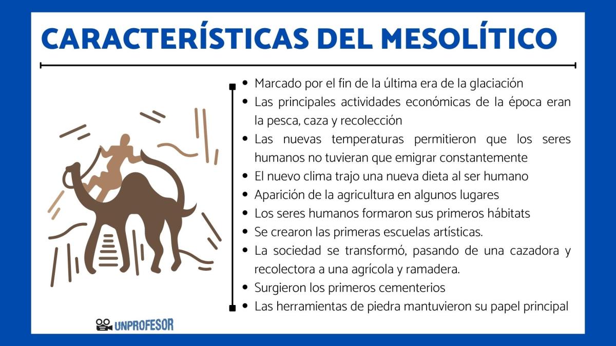 Características del Mesolítico