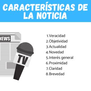 Características de la noticia