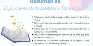 El fabuloso mundo de las letras: resumen
