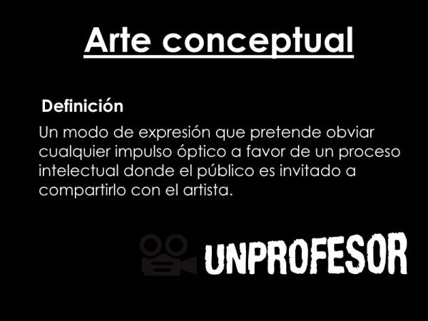 Arte conceptual – Definición y características